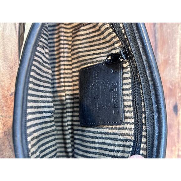 Brighton Women's Cream Blue Genuine Leather Sheila Shoulder Bag - Picture 5 of 8